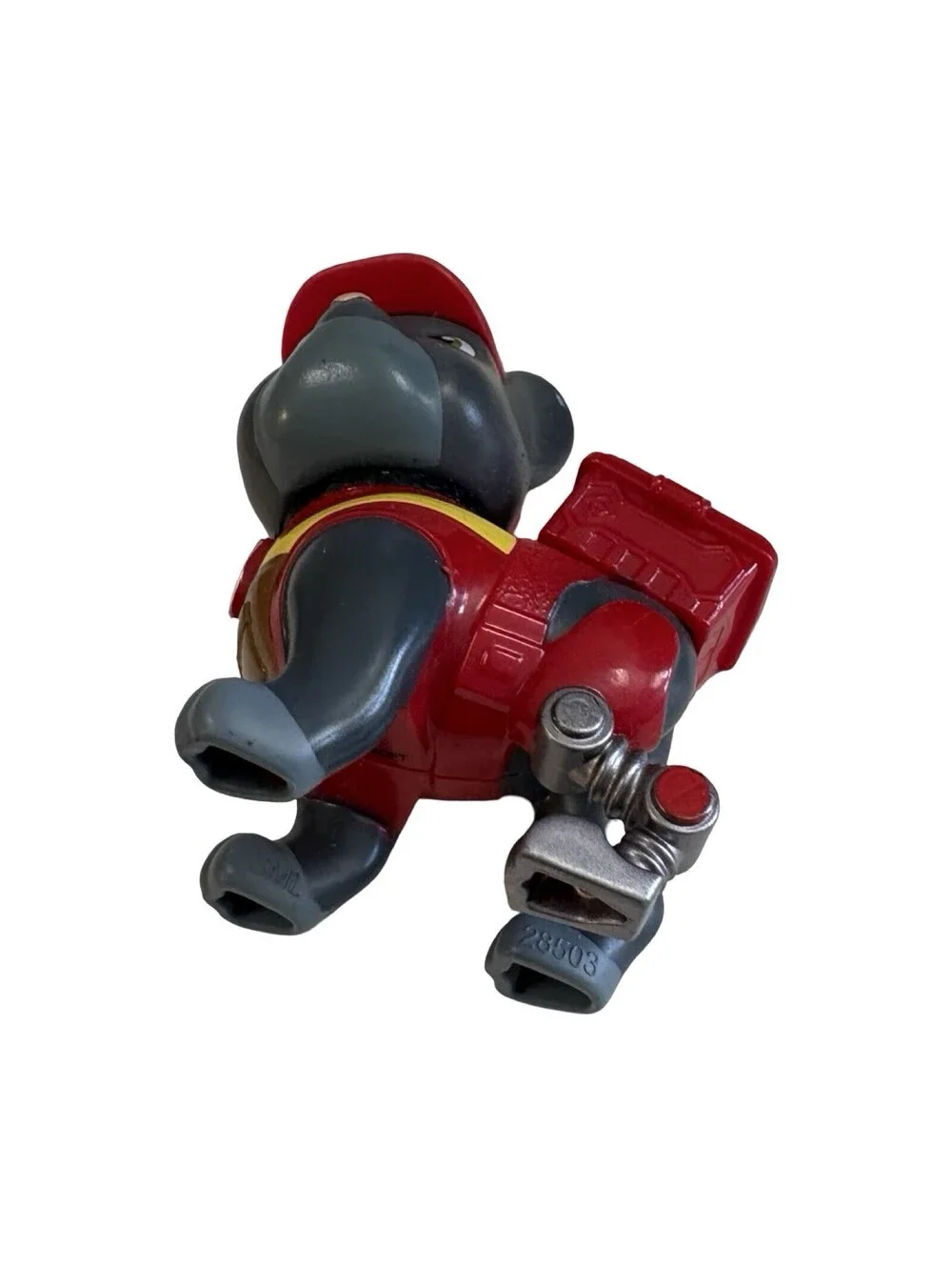 Paw Patrol Rubble & Crew CHARGER 2.5” Puppy Dog Figure Spin Master LOOSE
